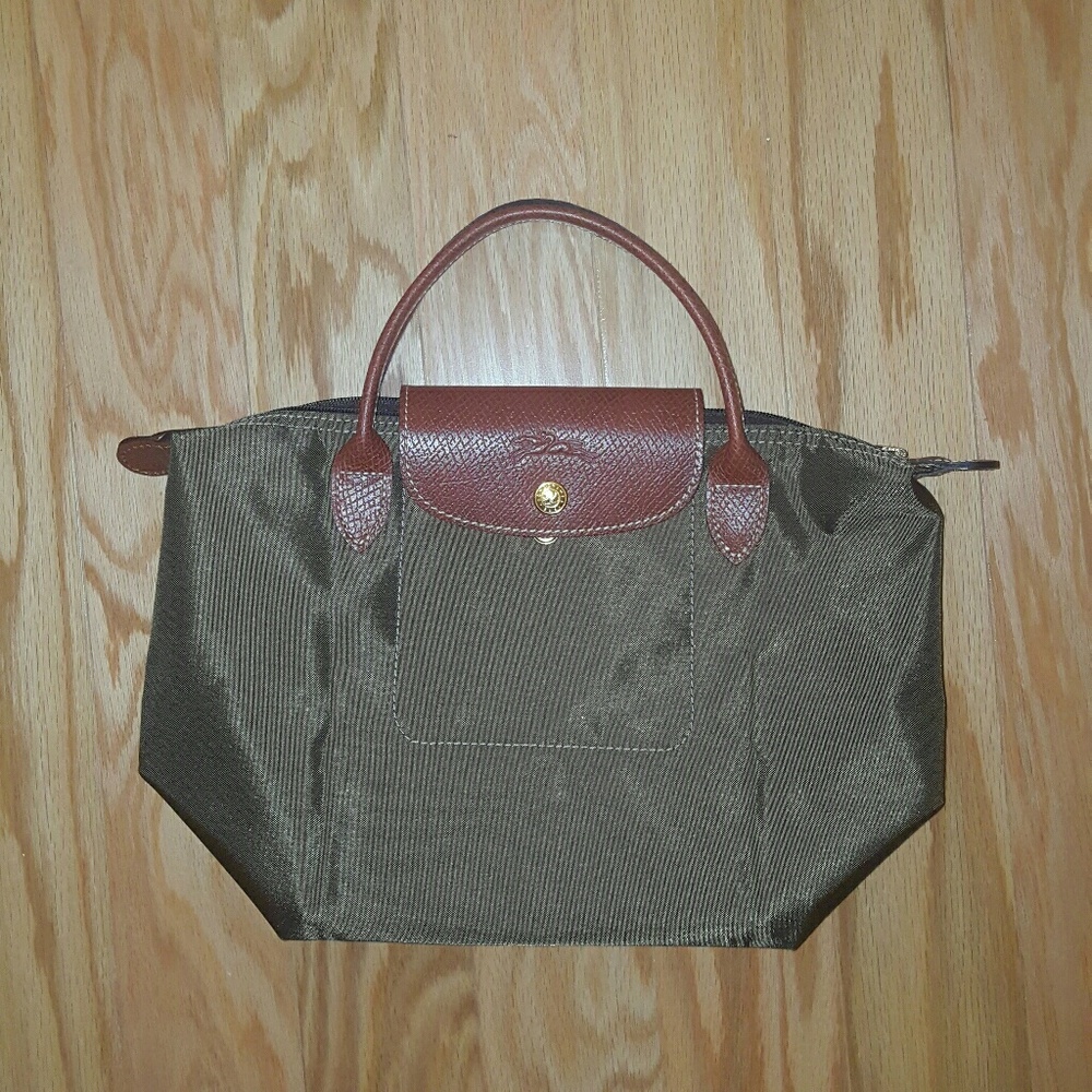 Army green longchamp bag BRAND NEW